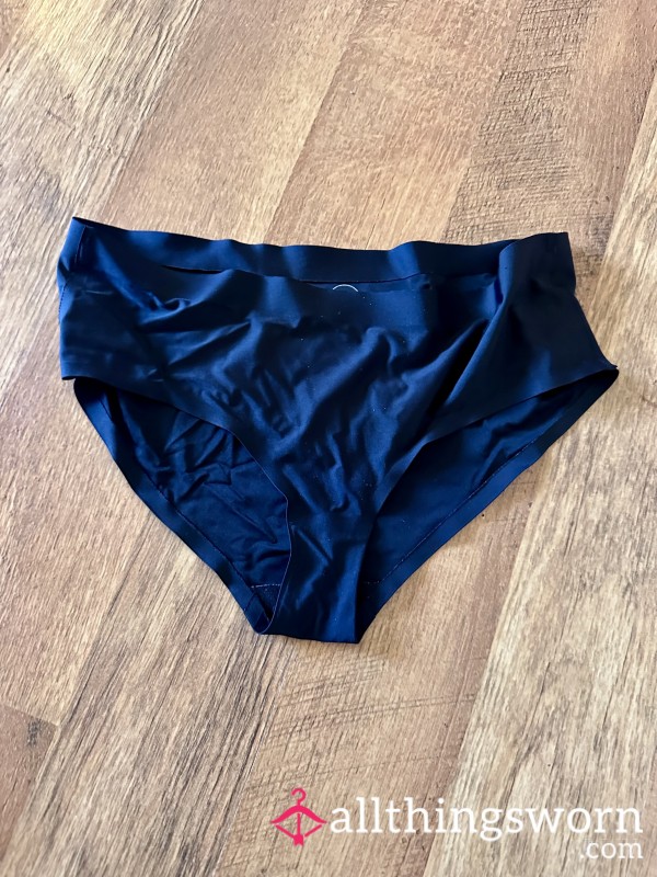 💋 “Second Skin” – Honeydew Intimates Worn Panties (Small, Black Nylon/Spandex)