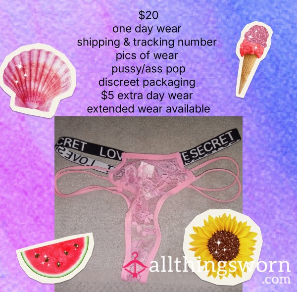 Secret Love Lace Thong