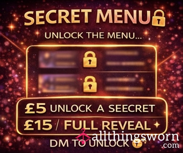 Secret Menu
