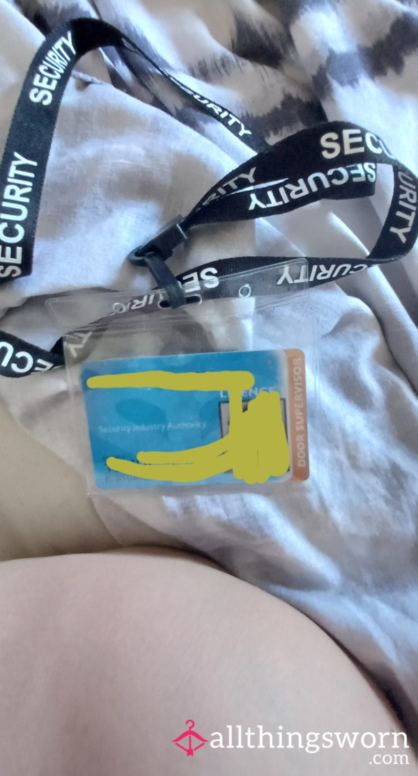 Security Lanyard (badge Not Included)
