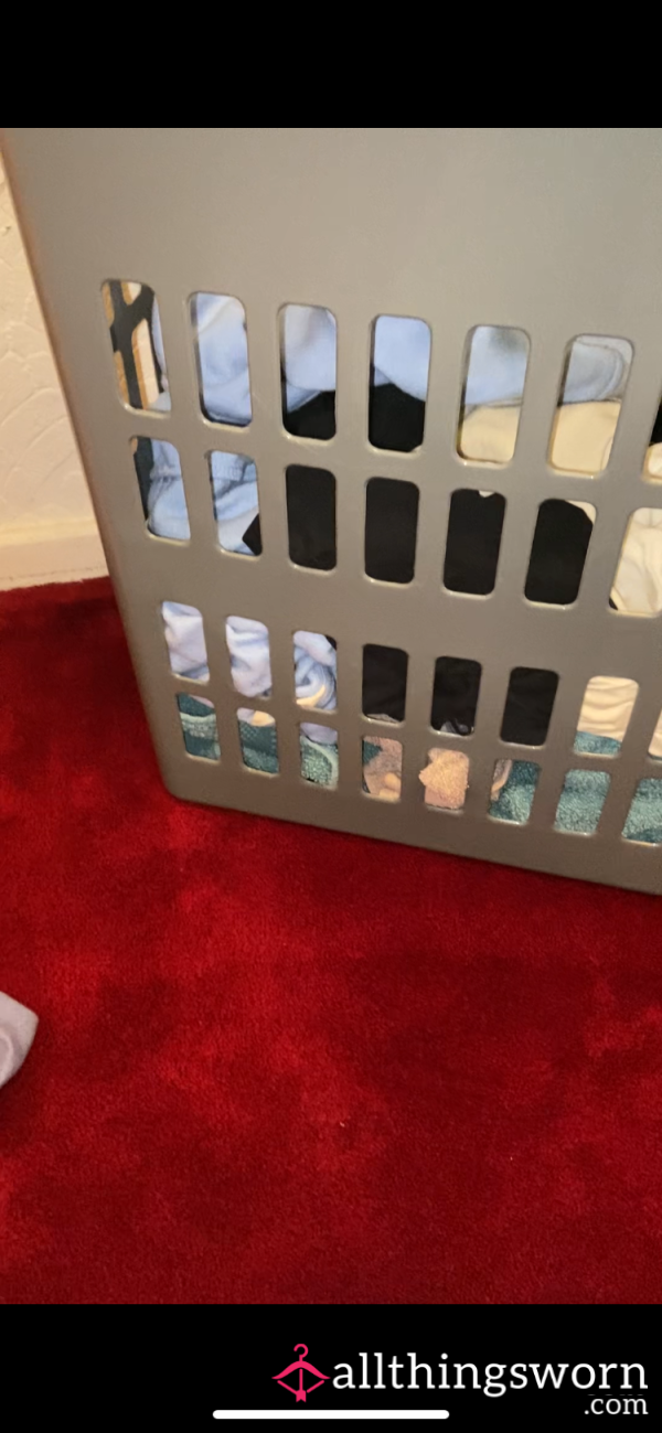 See My Washing Basket And Dirty Underwear/pants