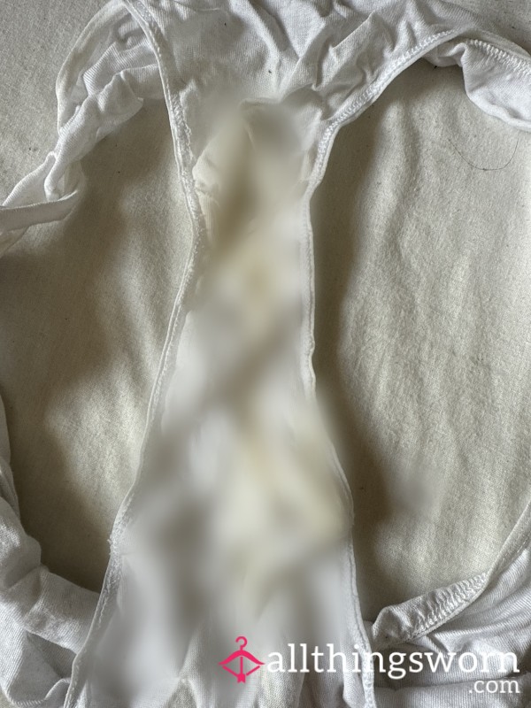 See The Creamy Unwhipped White Knickers