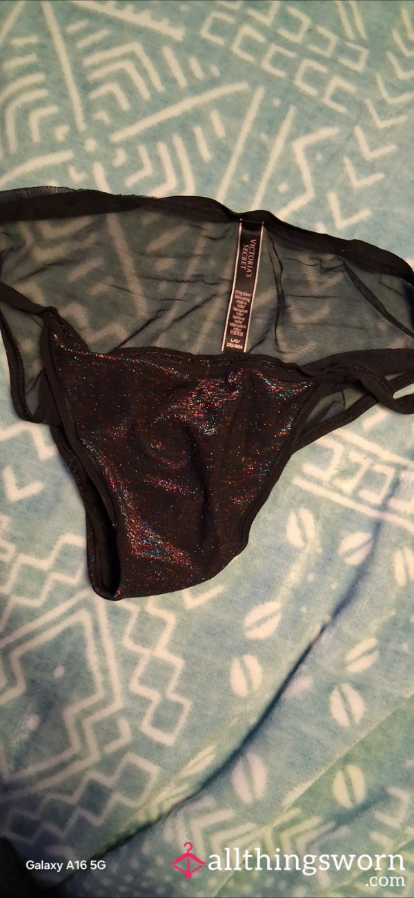 See Through Black Panties