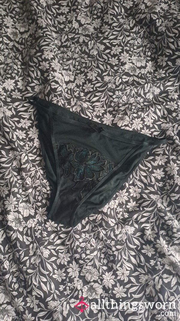 See Through & Lace Green Panties 🤤