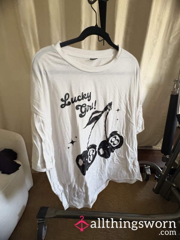 See Through Lucky Girl Shirt