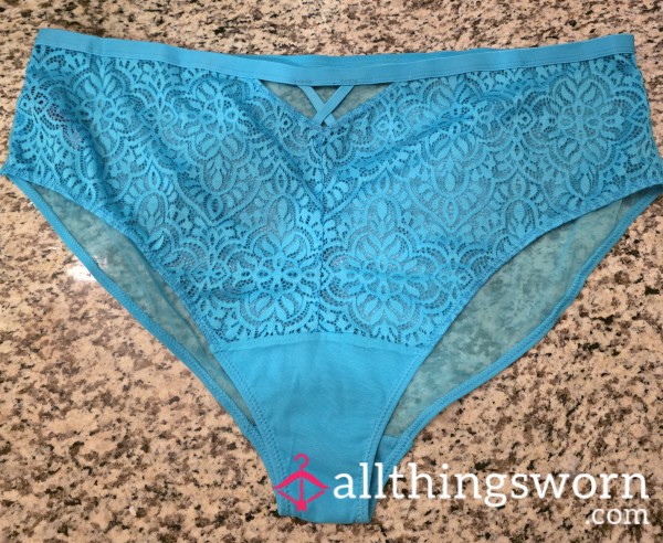 See Through Nylon/Lace Panty