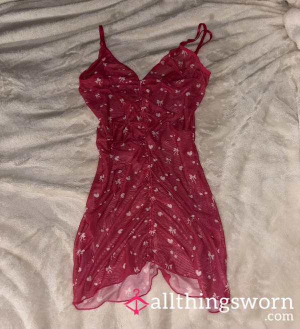 See Through Pink Dress