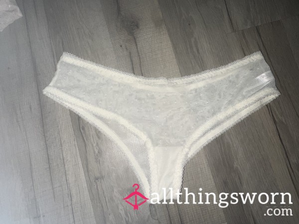 See Through White Panties