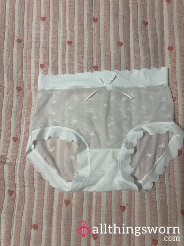 See Thru White Pantie