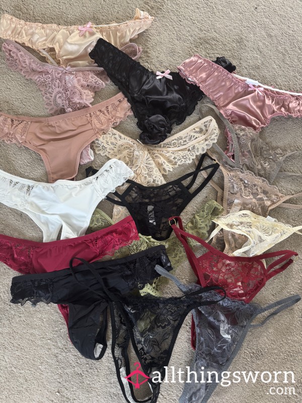 Selection Of Panties Worn By Me!