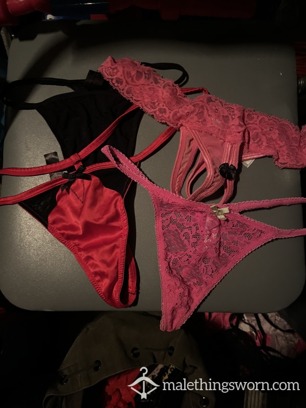 Selection Of Worn Thongs