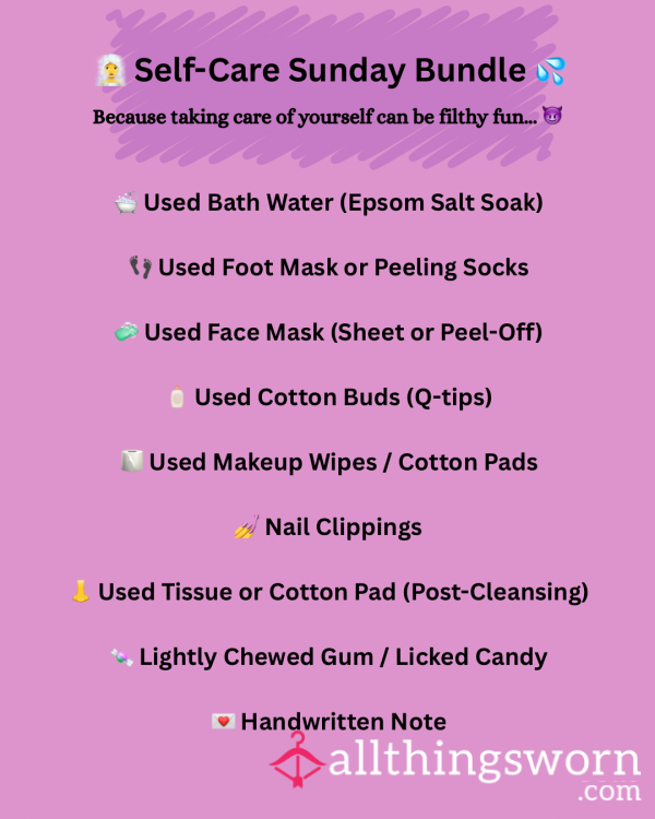 💕 Self-Care Bundle – Worn & Intimately Curated Just For You 💕