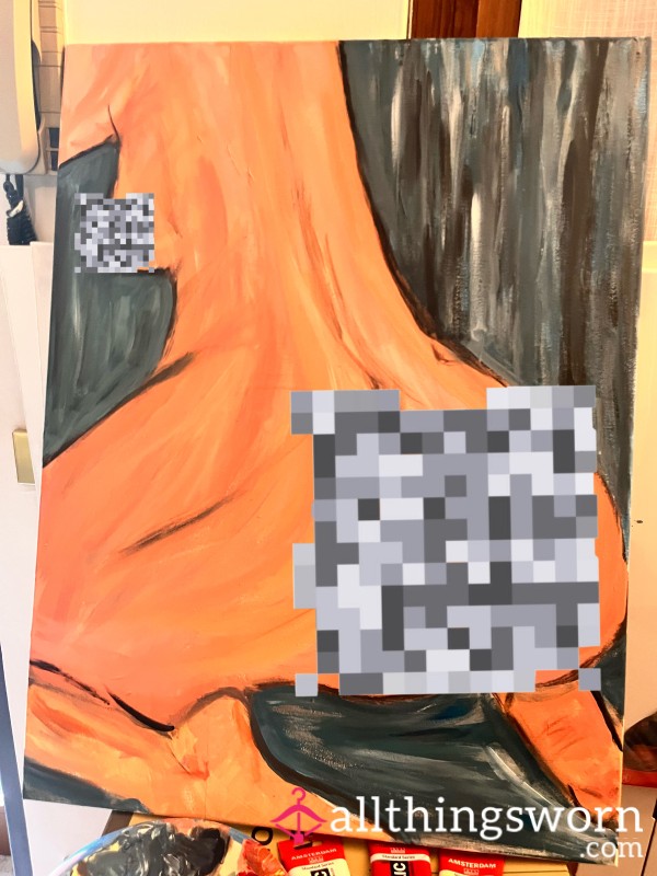 Self Portrait Abstracted Expressionism