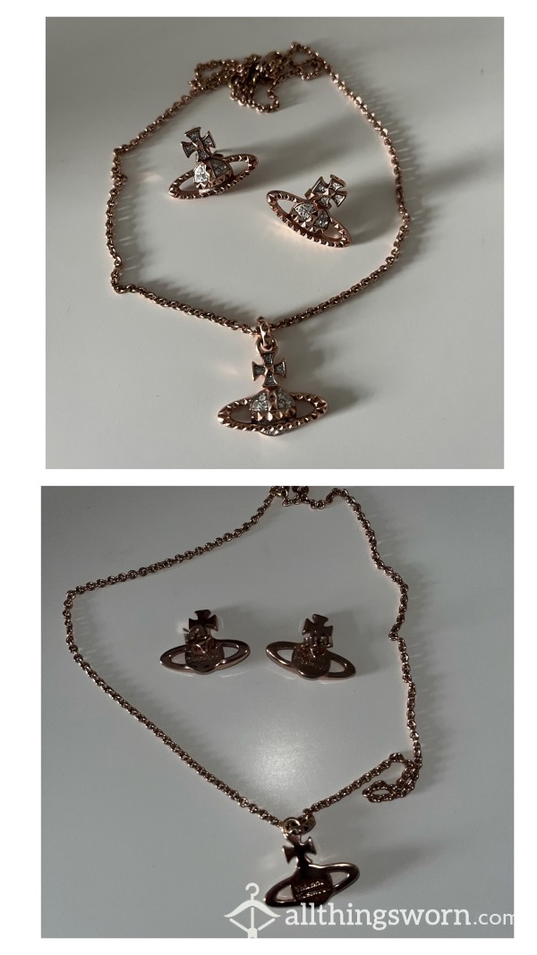 SELLERS AND BUYERS✨ REAL VIVIENNE WESTWOOD NECKLACE AND EARRINGS ✨