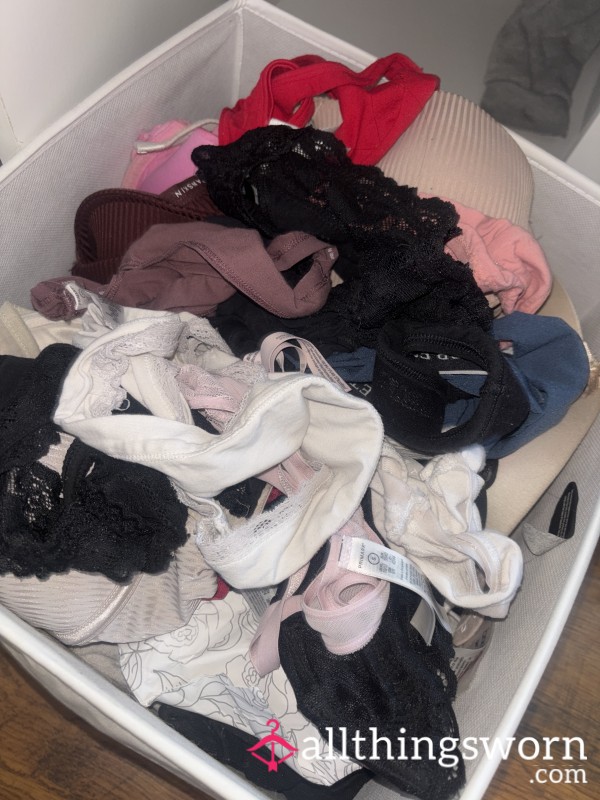 Selling All Of My Used Bras/ Panties And Thongs
