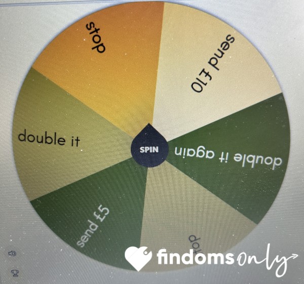 Send Game Wheel