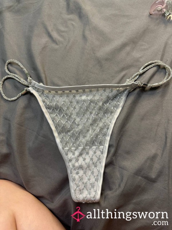 🩶 Sensual Grey Thongs 🩶