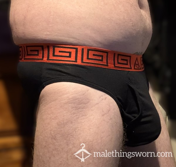 Separate Pouch Briefs - Black - Size L (59)