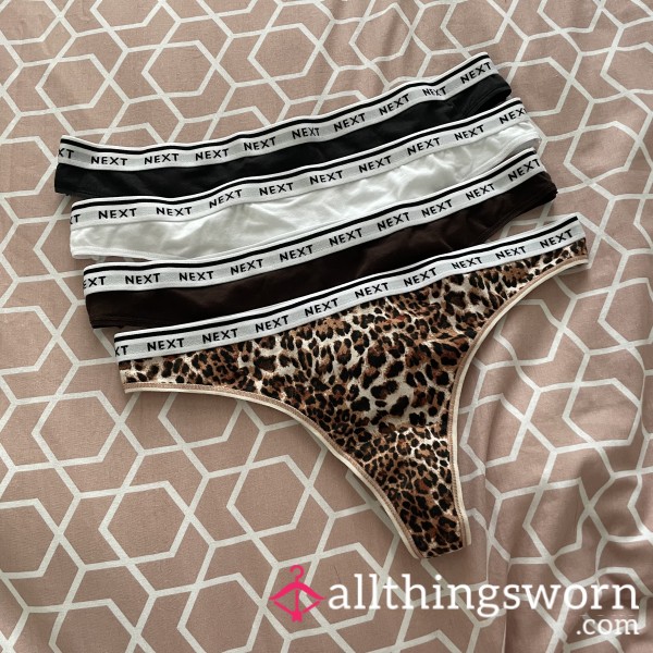 Set Of Next Thongs (not Worn)