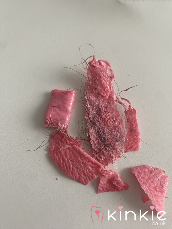 Set Of Used Waxing Strip