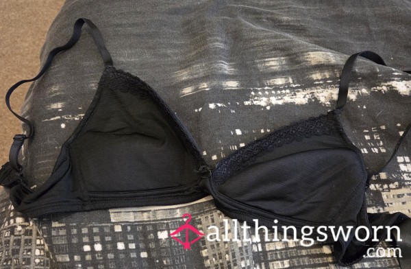 Seven Day Worn Black Bra ⚫️ 🖤