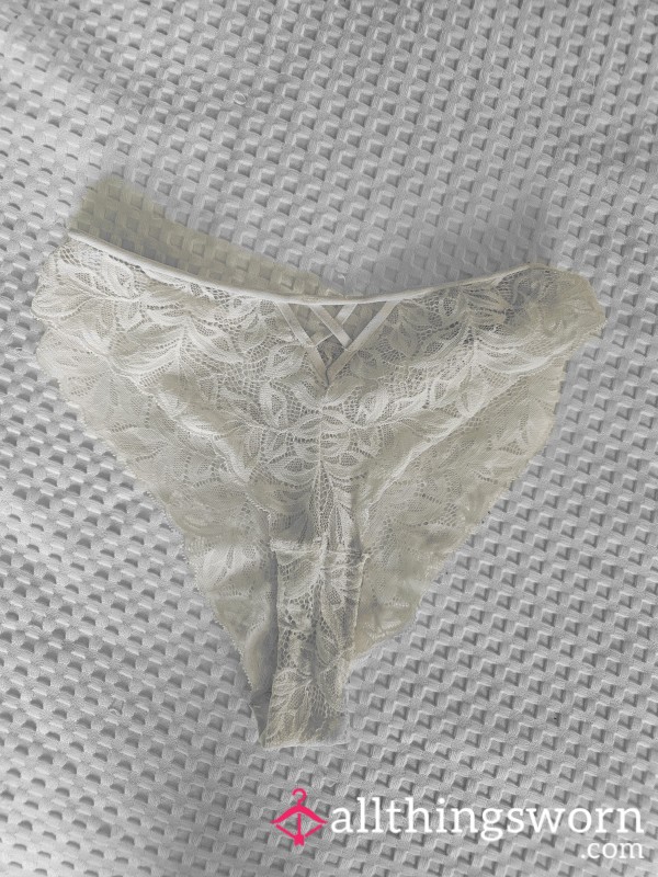 S** Worn Panties With Alphas C*m On