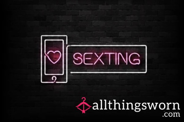 S**ting (over Messages) 100% Hot And Sweaty For The Both Of Us