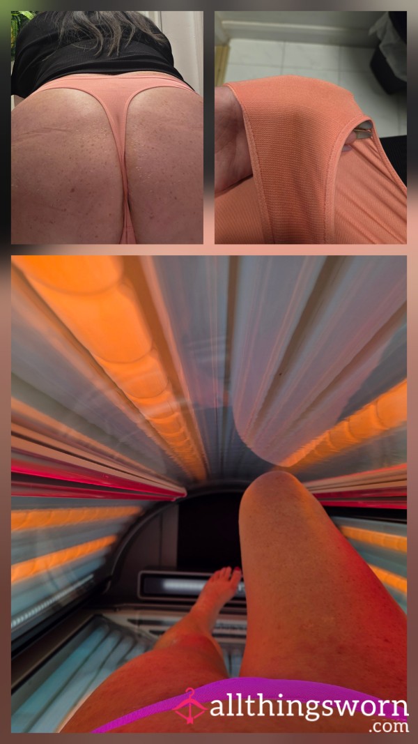 S**ting Session Wet, Work And Sunbed Thong
