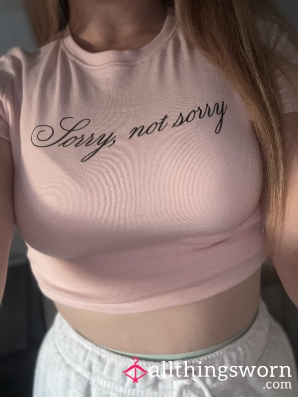 S**y Baby Pink Cropped Top 💋