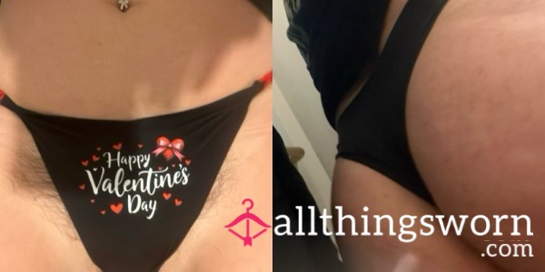 S**y Black And Red Valentines Thong Sale