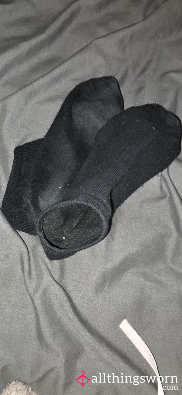 S**y Black Ankle Socks