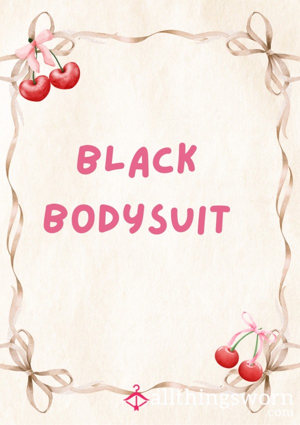 S**y Black Bodysuit