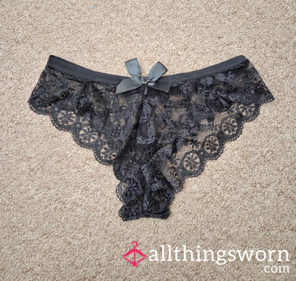 S**y Black ⚫️ Bow Panties