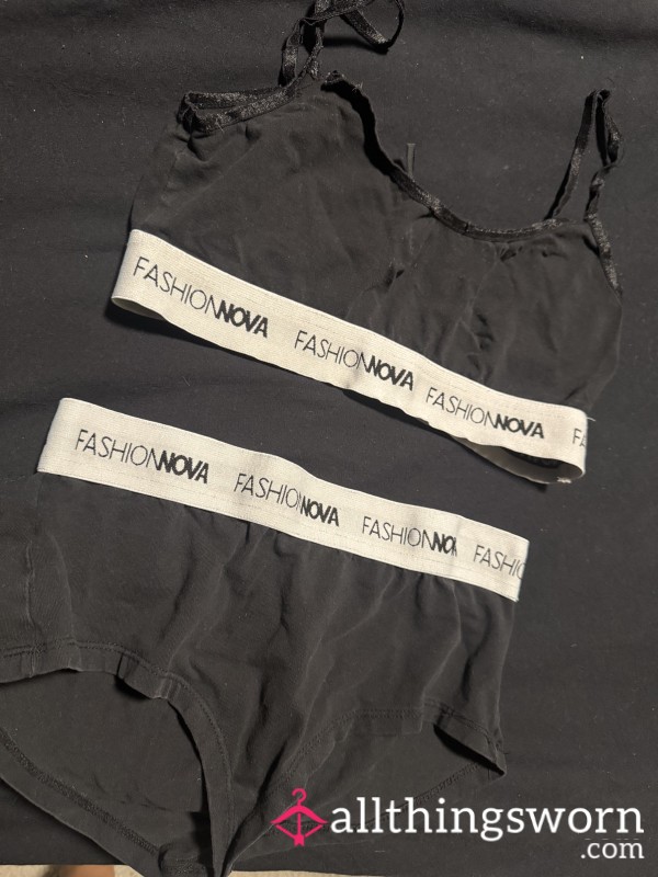 S**y Black Fashionnova Set 😈