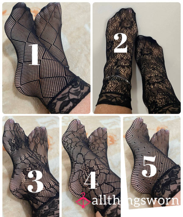 S**y Black Fishnet Socks