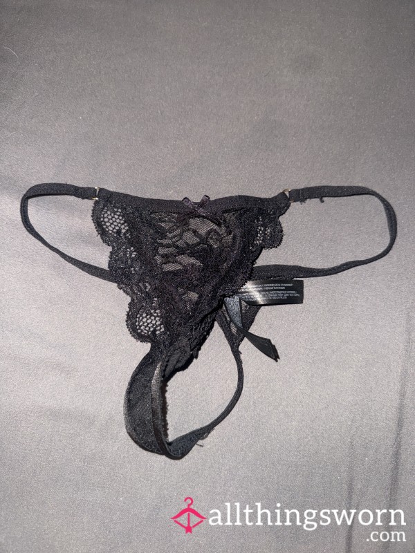 S**y Black G String