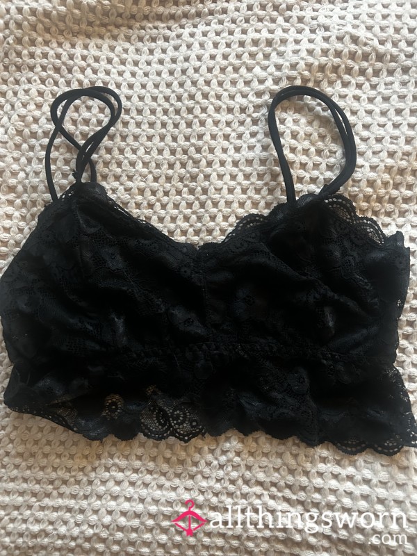 S**y Black Lace Bralet