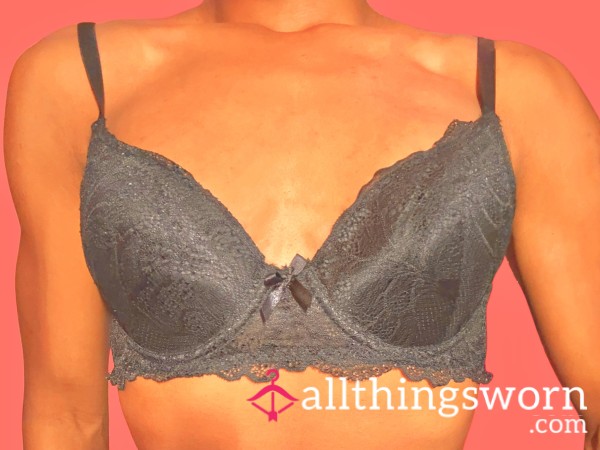 S**y Black Lace Daywear Bra