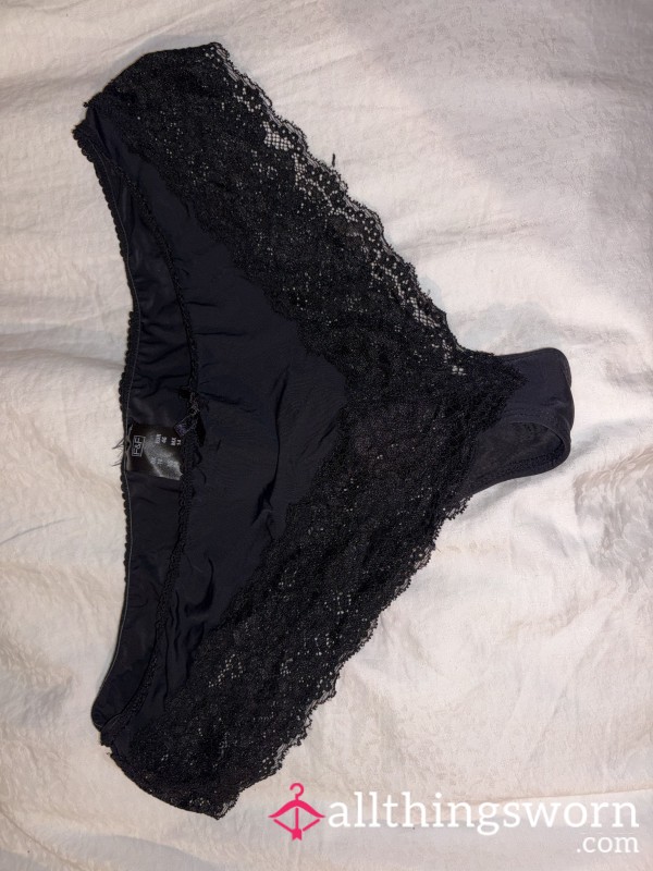 S**y Black Lace Panties...