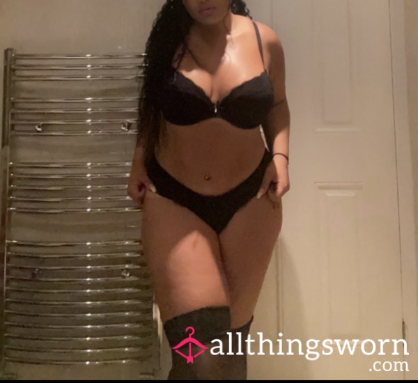 S**y Black Panties From A S**y Mixed Girl