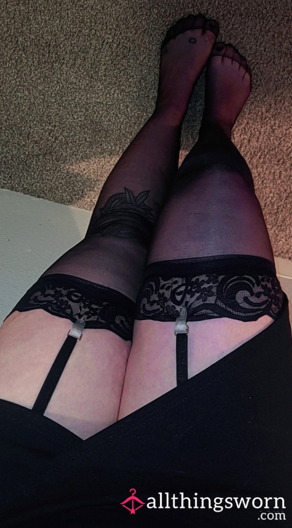 S**y Black Stockings