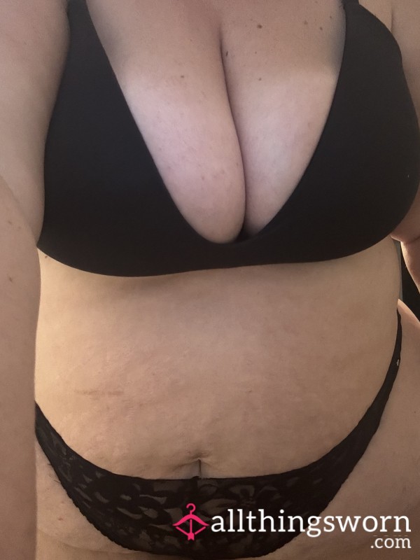 S**y Black Underwear And Nudity