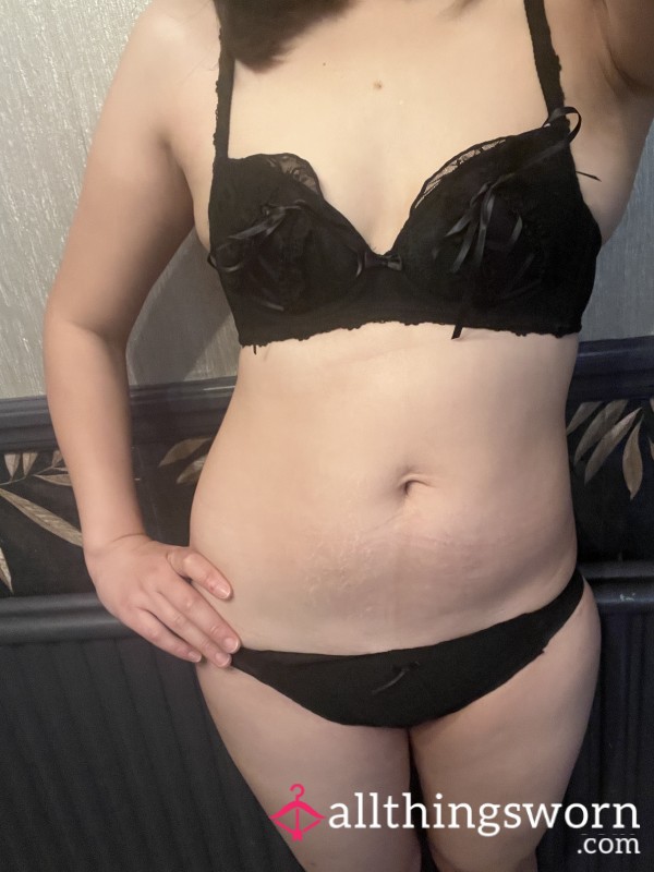 S**y Black Underwear Set