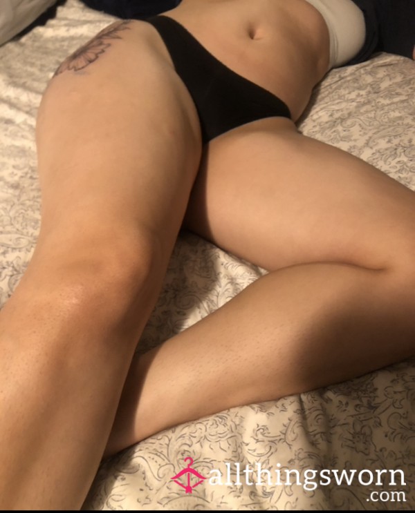 S**y Black Undies, Very Worn