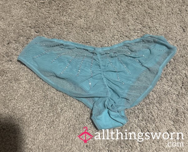 S**y Blue Bedazzled Panties (Fav)
