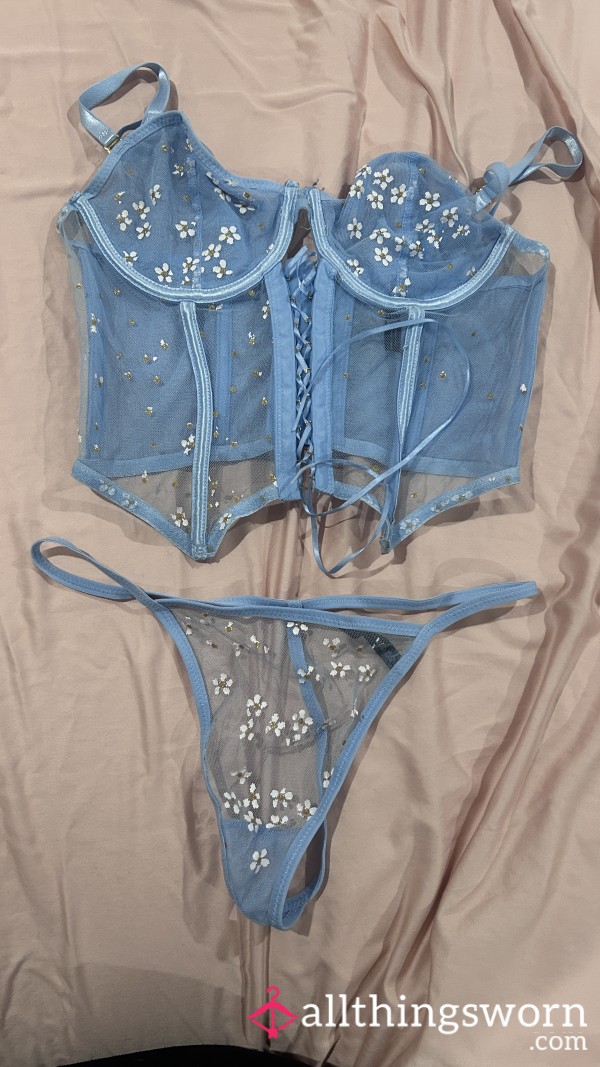 S**y Blue Lace 2 Piece 🥰