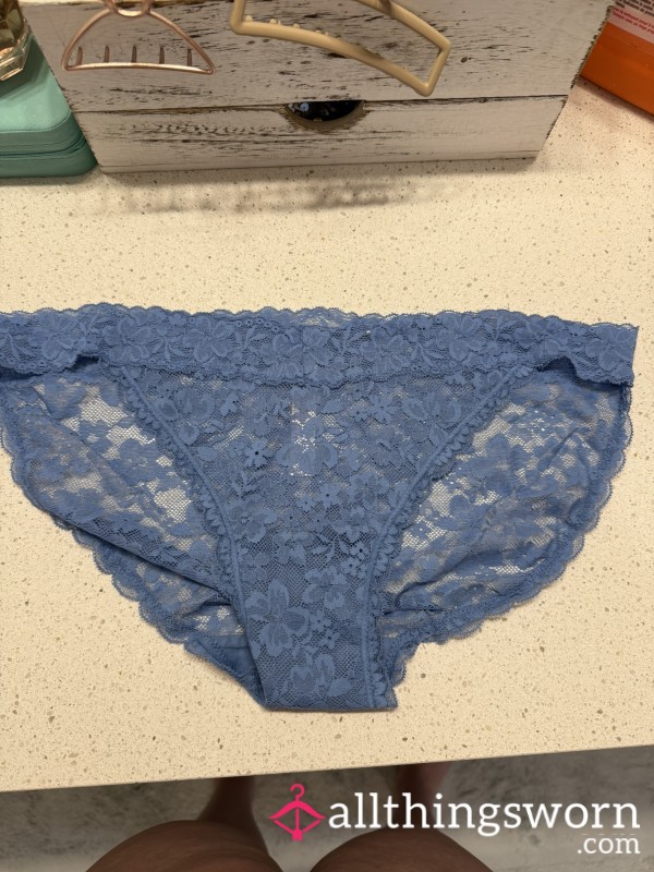 S**y Blue Lace Panties