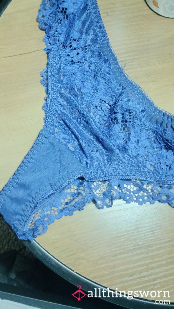 S**y Blue Lace Panties