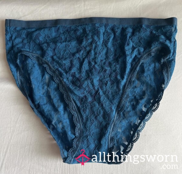 S**y Blue Lace Panties