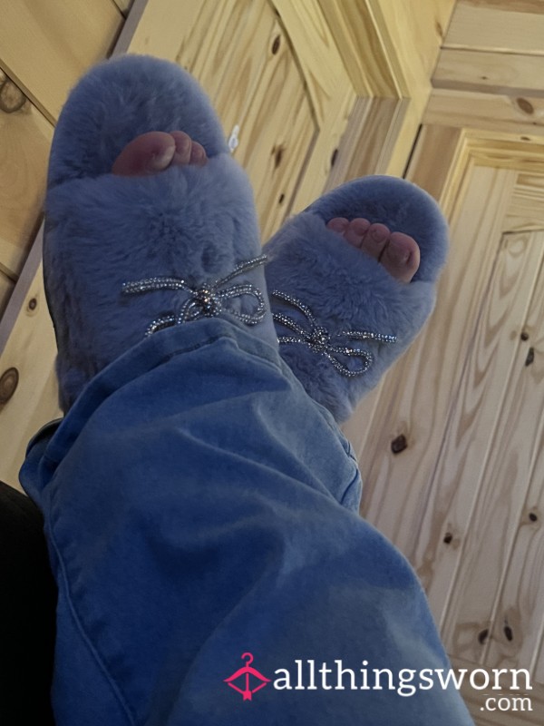 S**y Blue Slippers